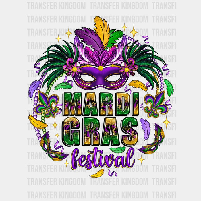 Mardi Gras Festival Design- Mardi Gras DTF heat transfer
