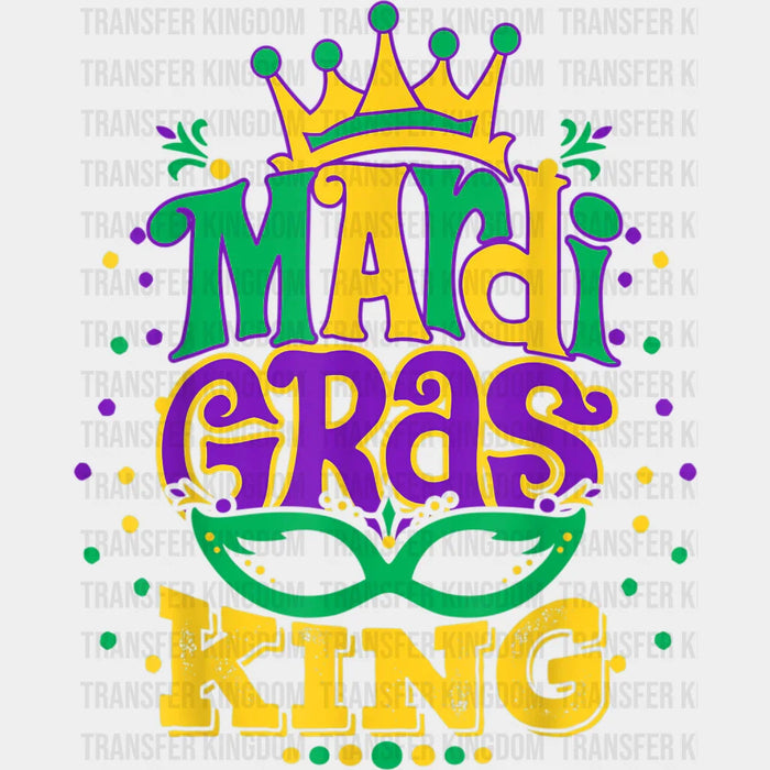 Mardi Gras King Mardi Gras Design- Mardi Gras DTF heat transfer