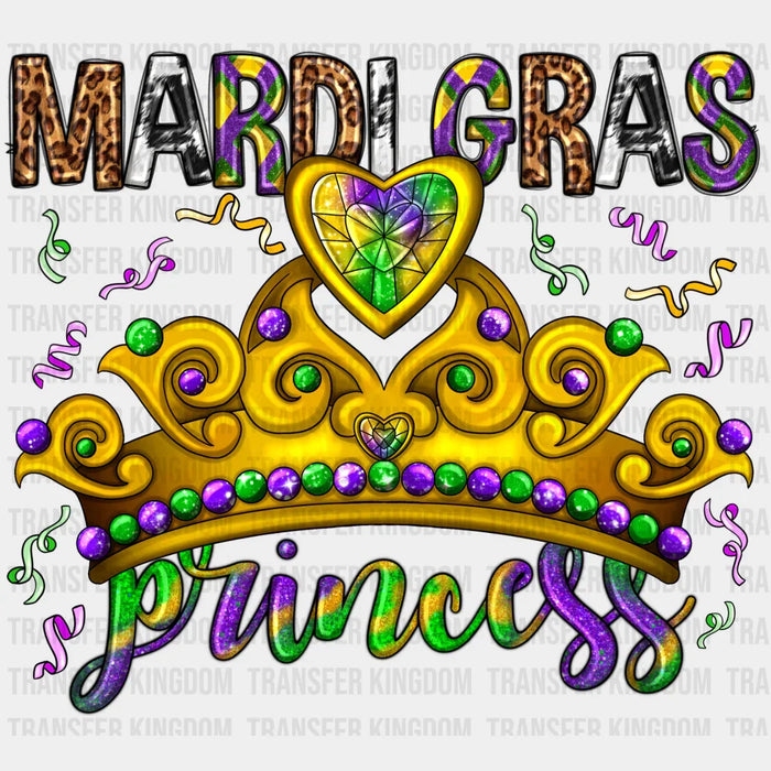 Mardi Gras Princess - Mardi Gras DTF heat transfer