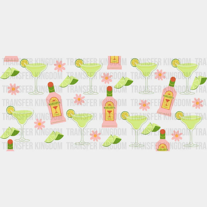 Margarita Design - Cinco de Mayo Cup Wrap UV Sticker Permanent UV DTF Decal