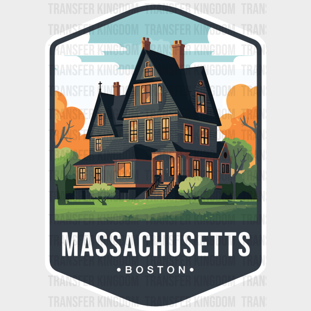 Massachusetts Boston - States & Cities DTF Transfer