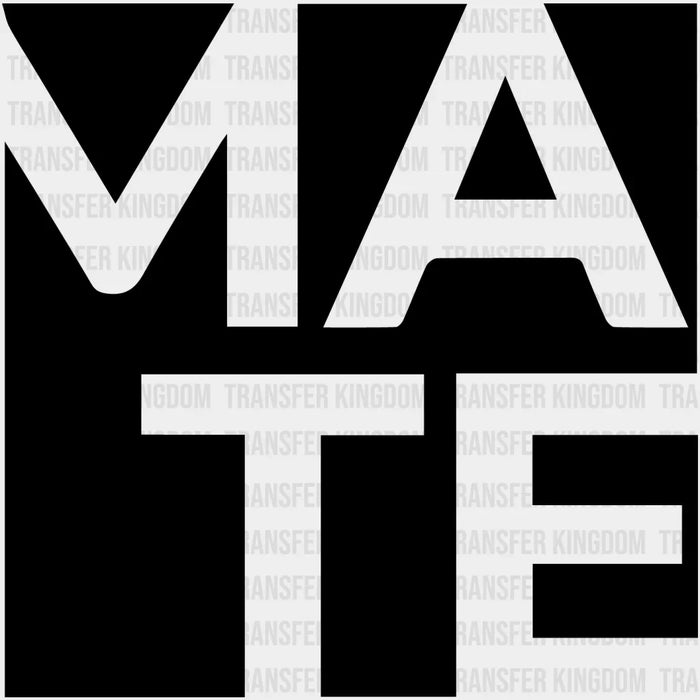 Mate Matching Couple Design - DTF heat transfer