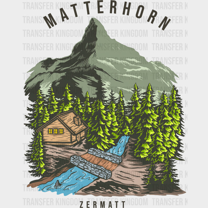 Matterhorn Zermatt - Hiking DTF Transfers