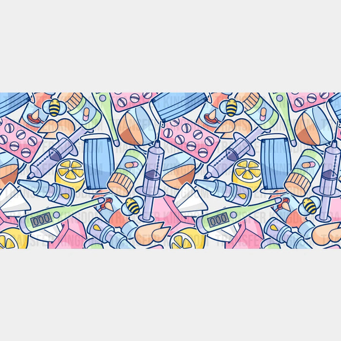 Medical Items - Nurse Cup Wrap UV Sticker Permanent UV DTF Decal