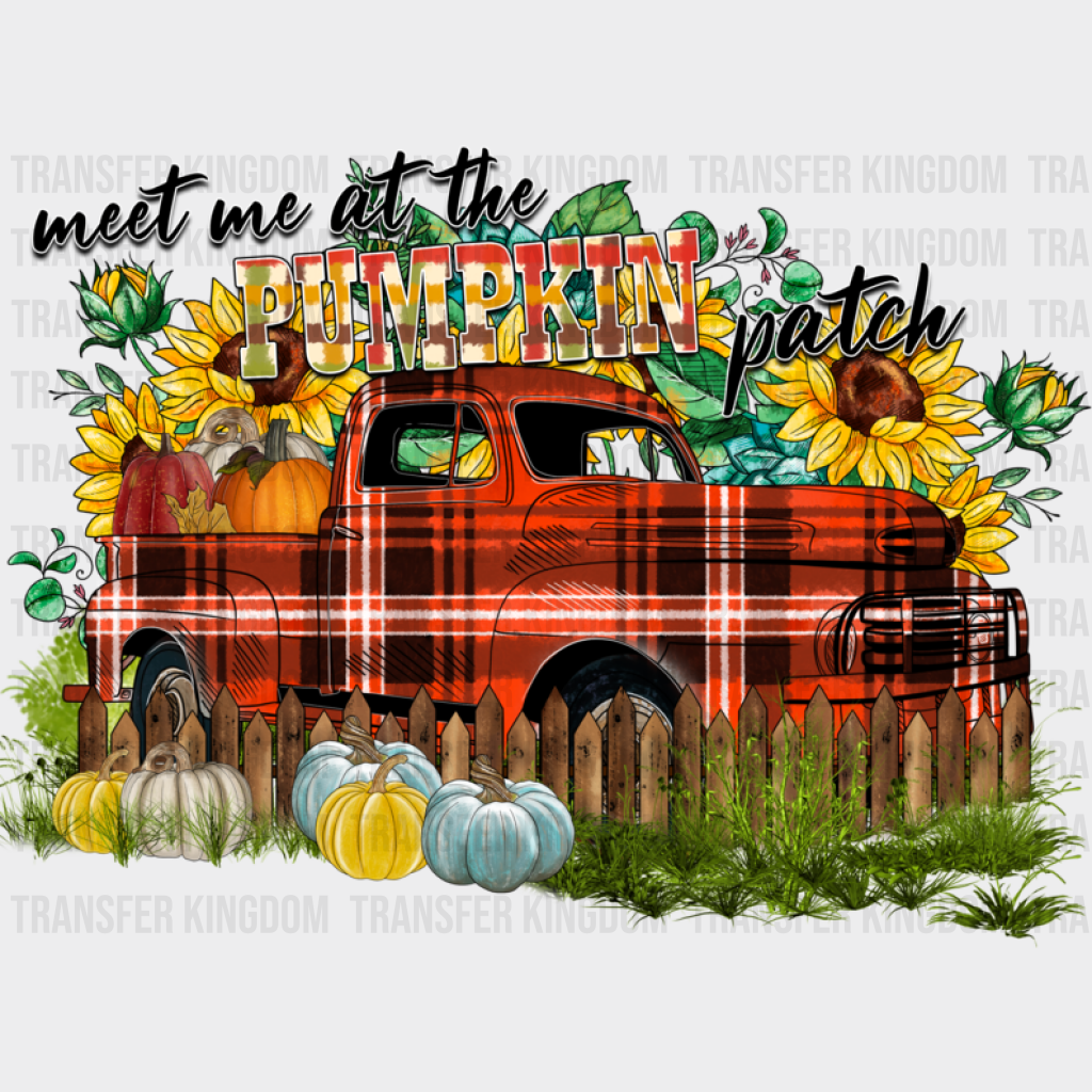 Meet Me At The Pumpkin Patch Design - Farmer Dtf Heat Transfer