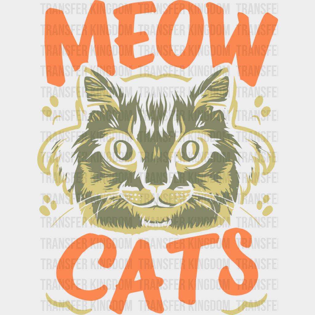 Meow Cats - Cats DTF Transfer