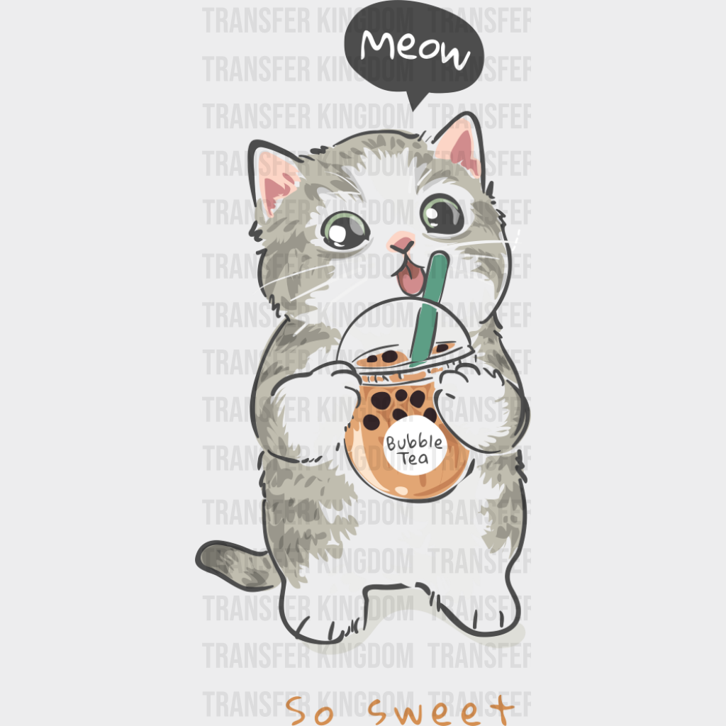 Meow So Sweet - Cats DTF Transfer