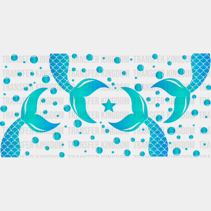 Mermaid UV DTF Transfer Cup Wrap UV DTF Sticker
