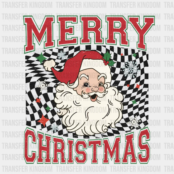 MERRY CHRISTMAS CUTE SANTA Christmas Design - DTF heat transfer