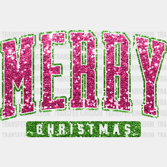 MERRY CHRISTMAS Design - Christmas DTF transfer