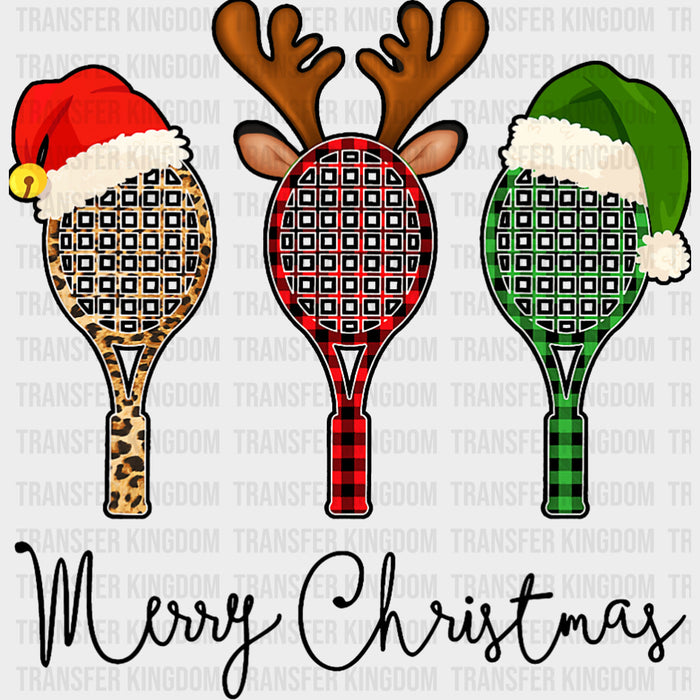 Merry Christmas - Tennis DTF Transfers