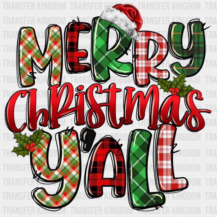Merry Christmas Y'all - Christmas DTF Transfer