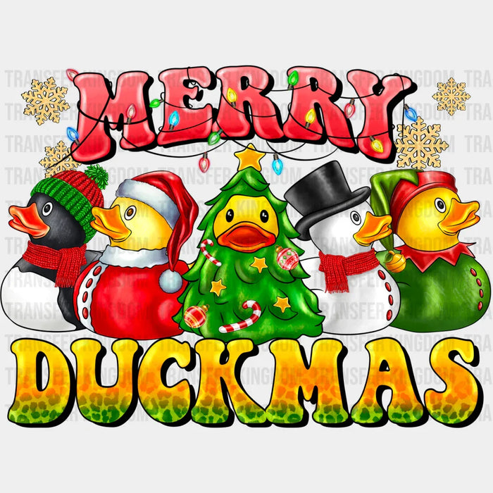 Merry Duckmas - Christmas DTF Transfer