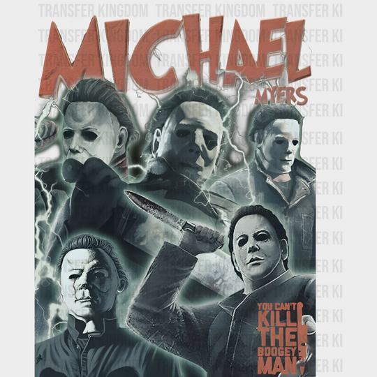 Michael Myers Boogey Man - Halloween Iron On Dtf Transfer