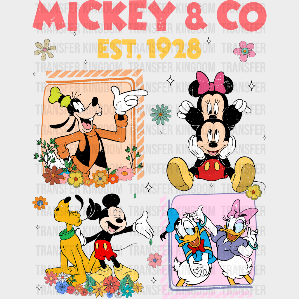 Mickey And Co. Friends Disney Dtf Transfer