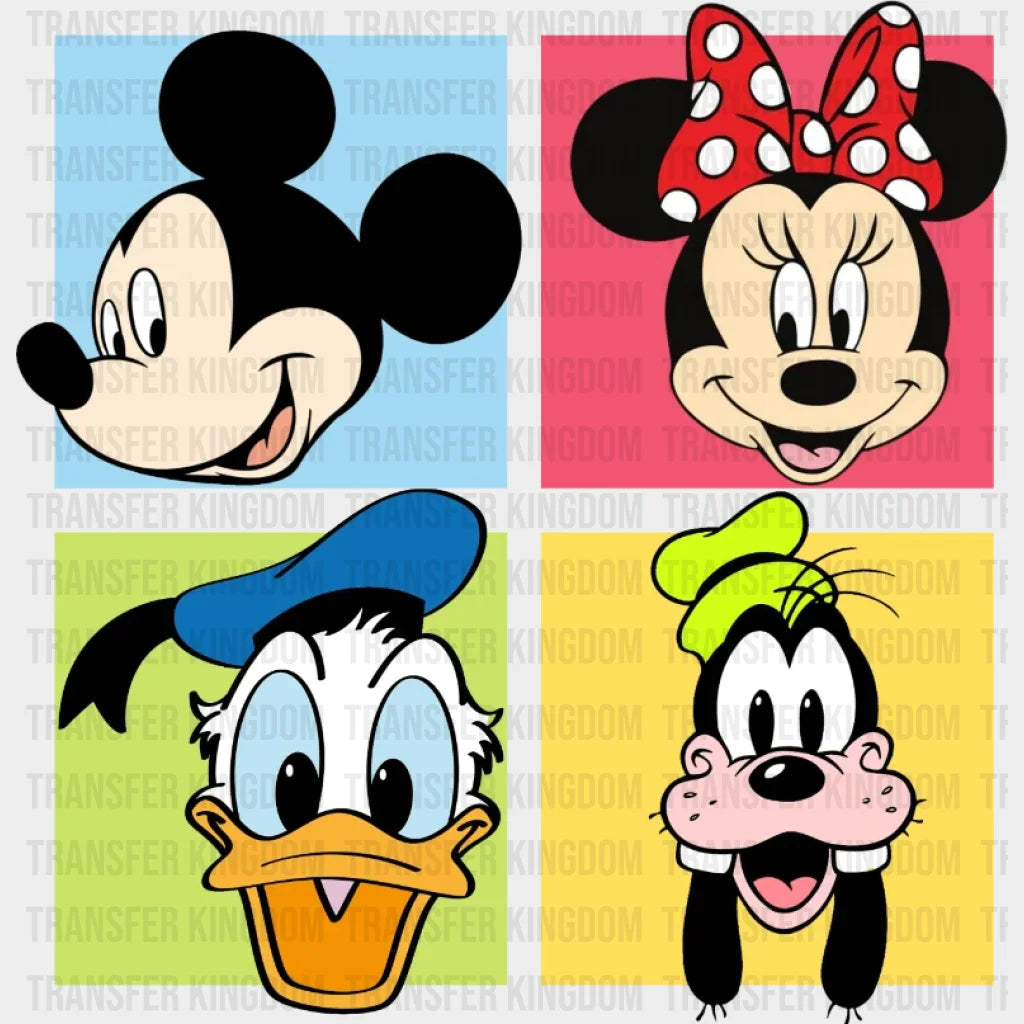 Mickey And Friends Boxes Design - DTF heat transfer