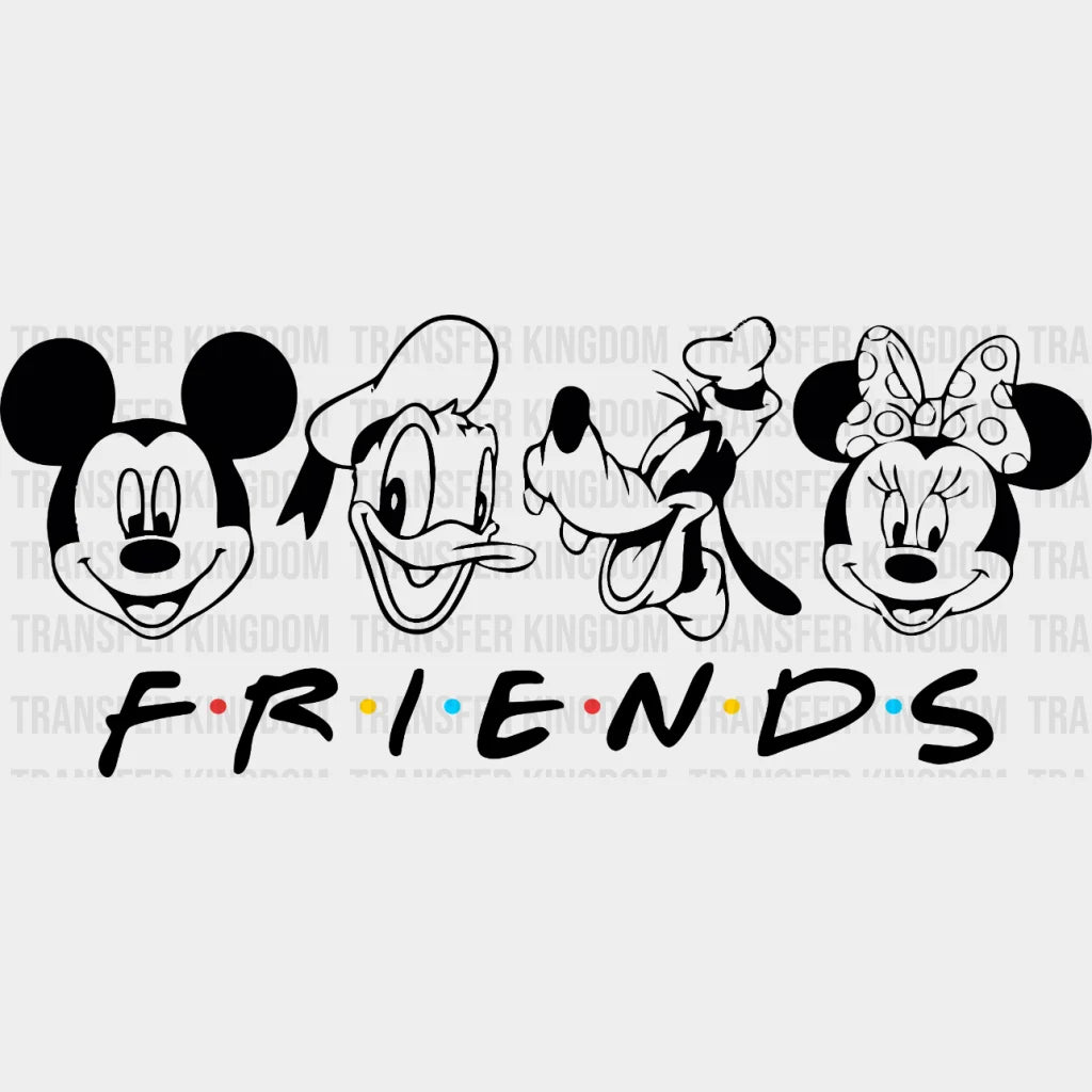 Mickey And Friends Design - Dtf Heat Transfer