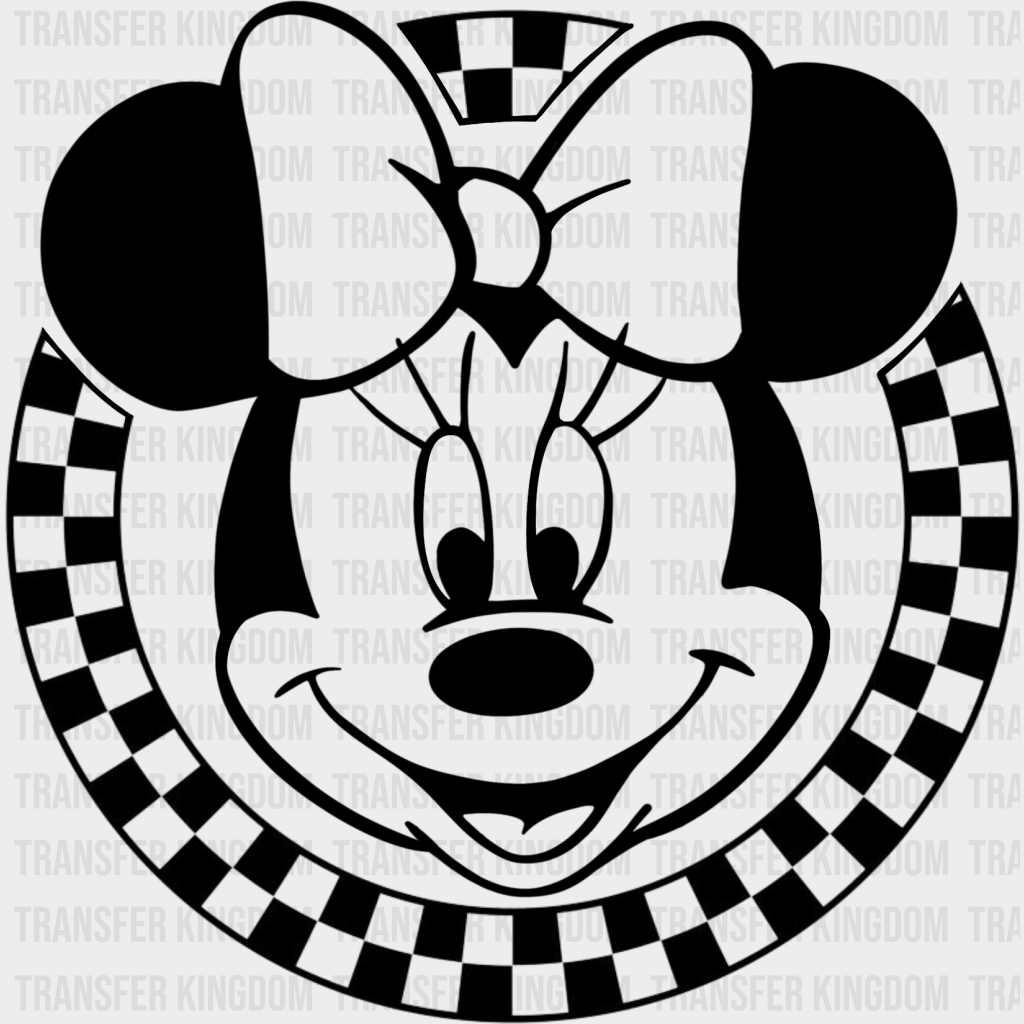 Mickey And Minnie Retro Design Disney Dtf Transfer Unisex - S & M (10’) / See Imaging