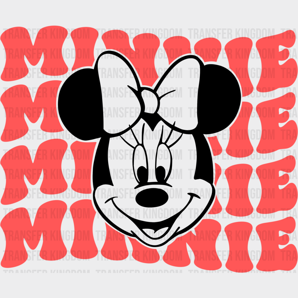 Mickey And Minnie Smiley Disney Dtf Transfer