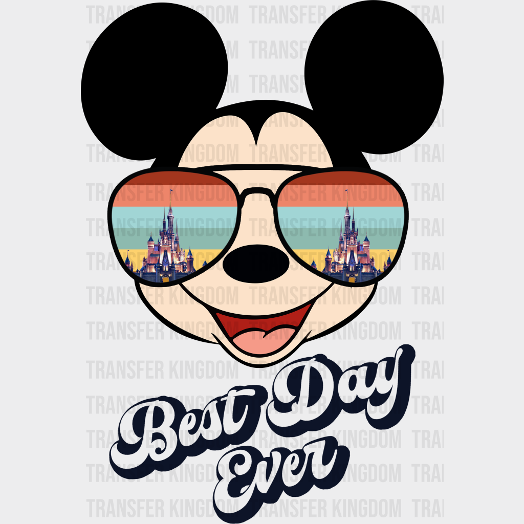 Mickey Best Day Ever Disney Dtf Transfer