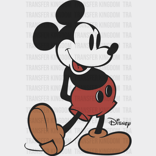 Mickey Disney Dtf Transfer Unisex - S & M (10’) / Dark Color Design See Imaging