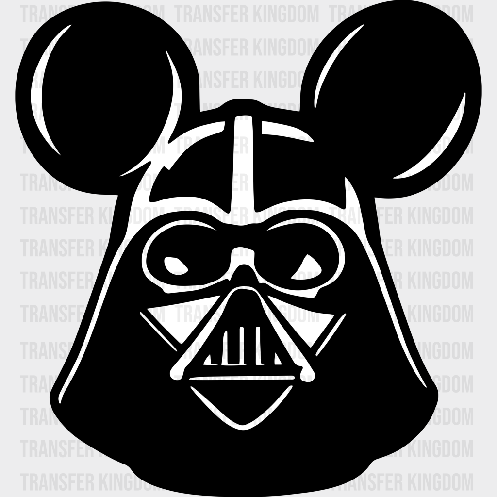 Mickey Head Darth Vader Disney Dtf Transfer