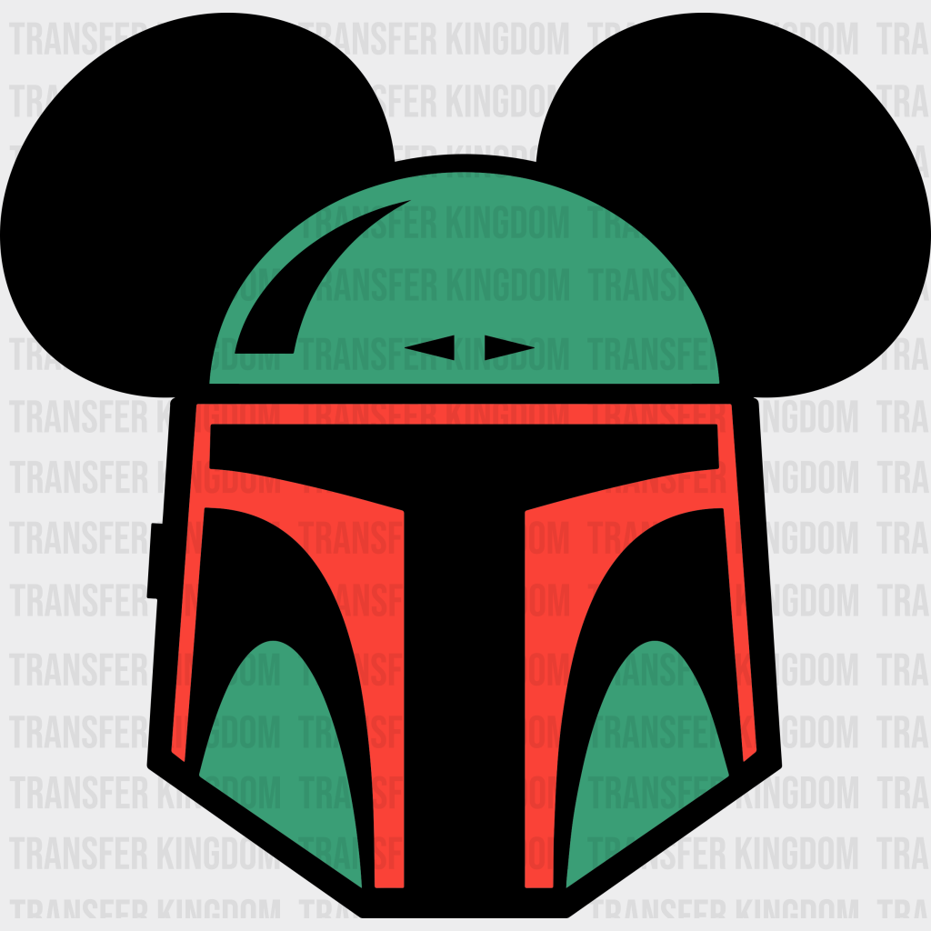 Mickey Head Mandalorian Disney Dtf Transfer