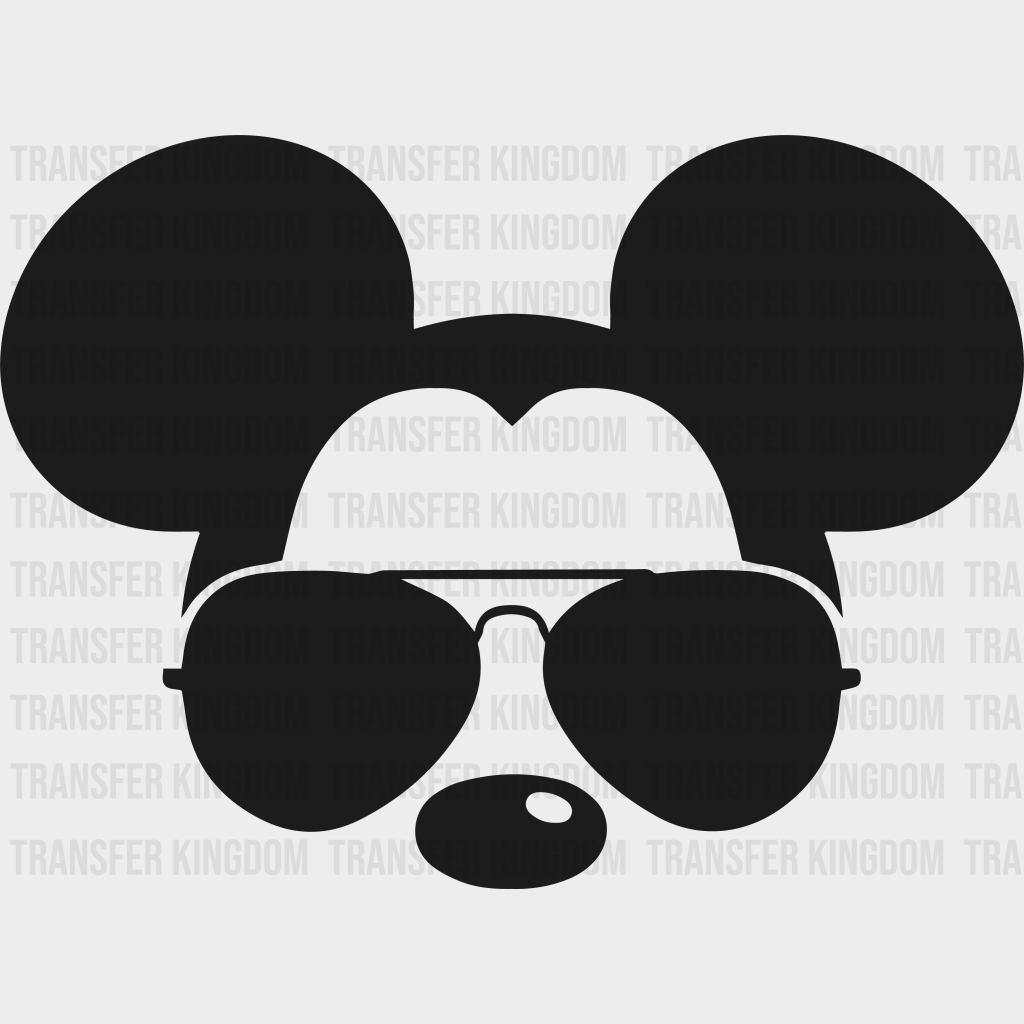 Mickey Sunglasses Disney Dtf Transfer Unisex - S & M (10’) / Dark Color Design See Imaging