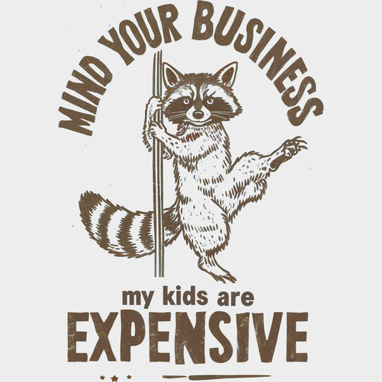 Mind Your Business Multi Color Design - Parents DTF Transfers Adult Unisex - S & M (10’’) / Brown Color Design (See