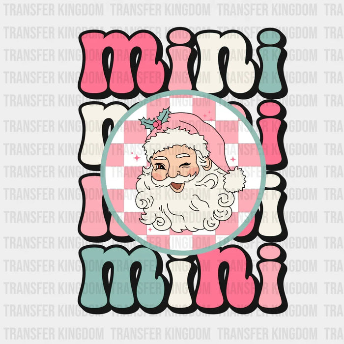 MINI SANTA Christmas Design - DTF heat transfer