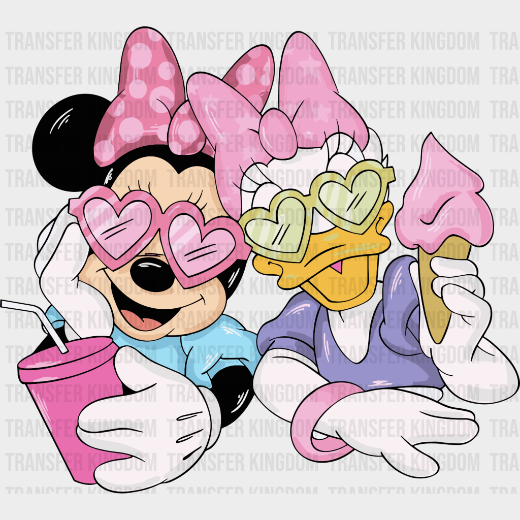 Minnie And Daisy Disney Dtf Transfer