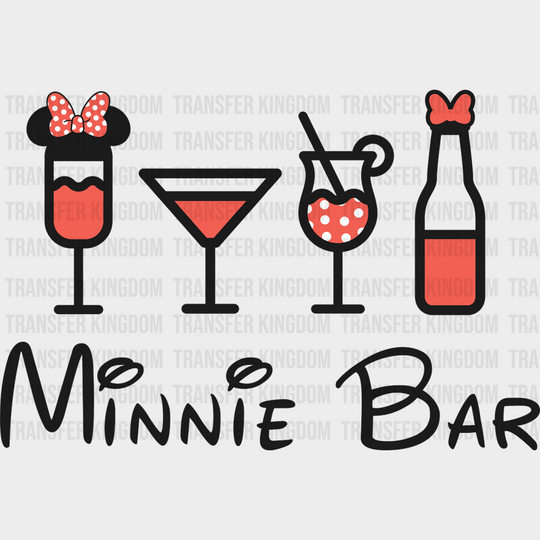 Minnie Bar Disney Dtf Transfer