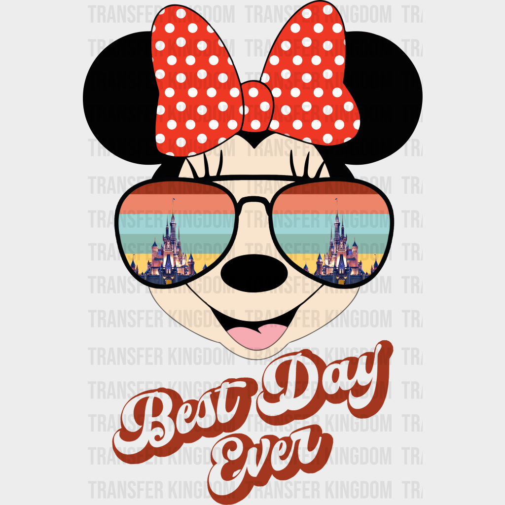 Minnie Best Day Ever Disney Dtf Transfer