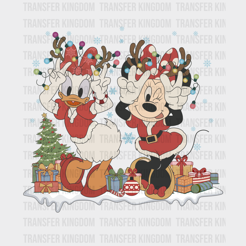 Minnie Christmas Christmas Design - Dtf Heat Transfer