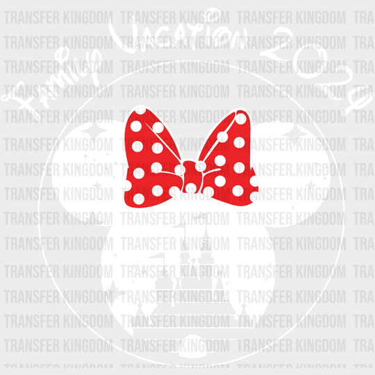 Minnie Disneyland 2024 Disney Family Vacation Design - Disney DTF Transfer - Transfer Kingdom