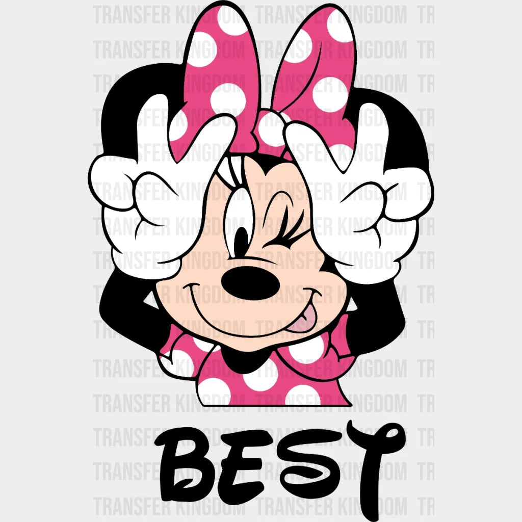 Minnie Mouse And Daisy Duck Best Friends Design - Dtf Heat Transfer