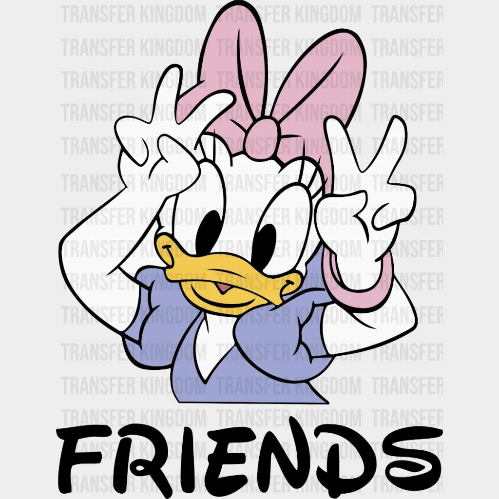 Minnie Mouse And Daisy Duck Best Friends Design - Dtf Heat Transfer