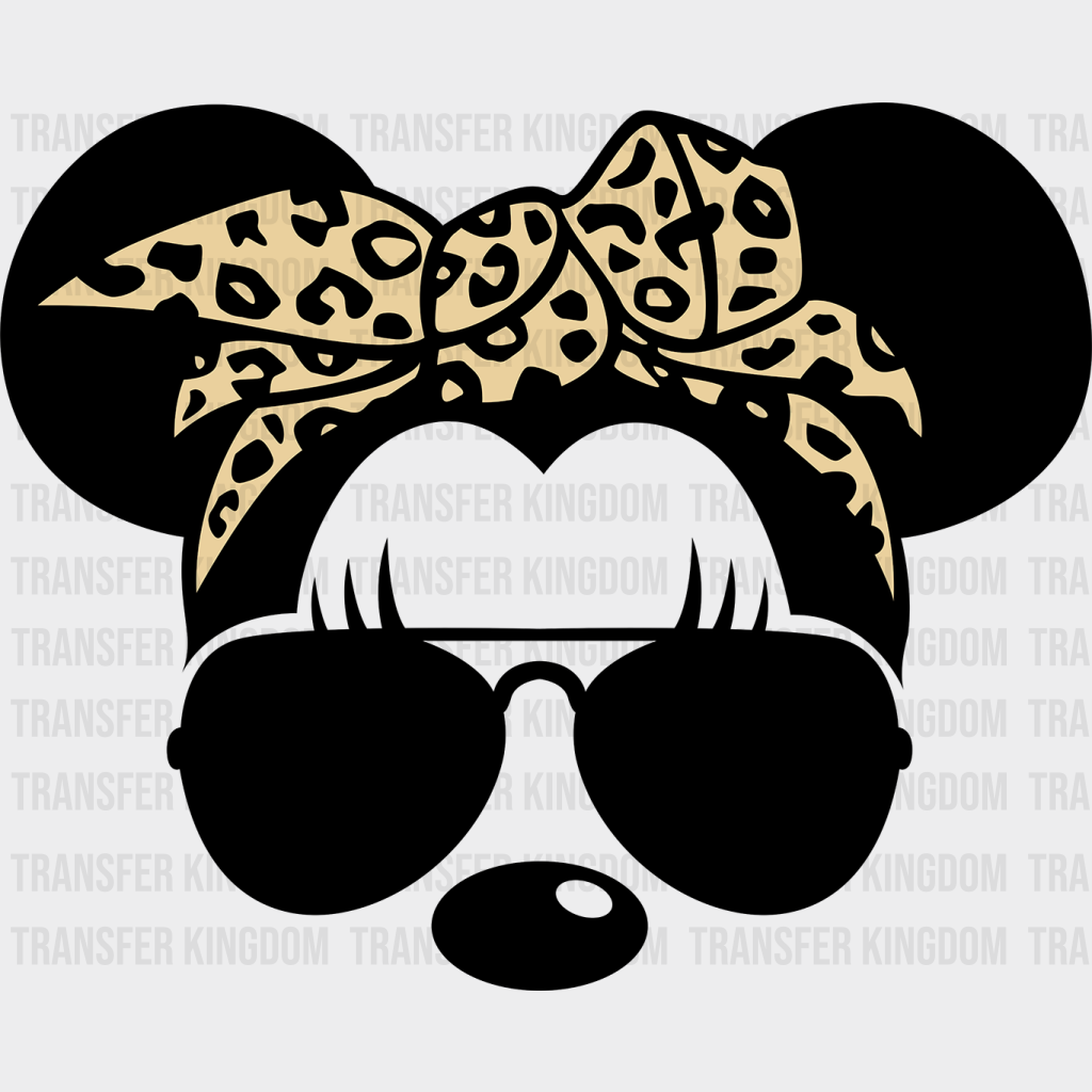 Minnie Safari Disney Dtf Transfer Unisex - S & M (10’) / Dark Color Design See Imaging