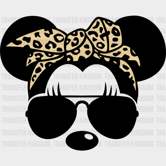 Minnie Safari Disney Dtf Transfer Unisex - S & M (10’) / Dark Color Design See Imaging