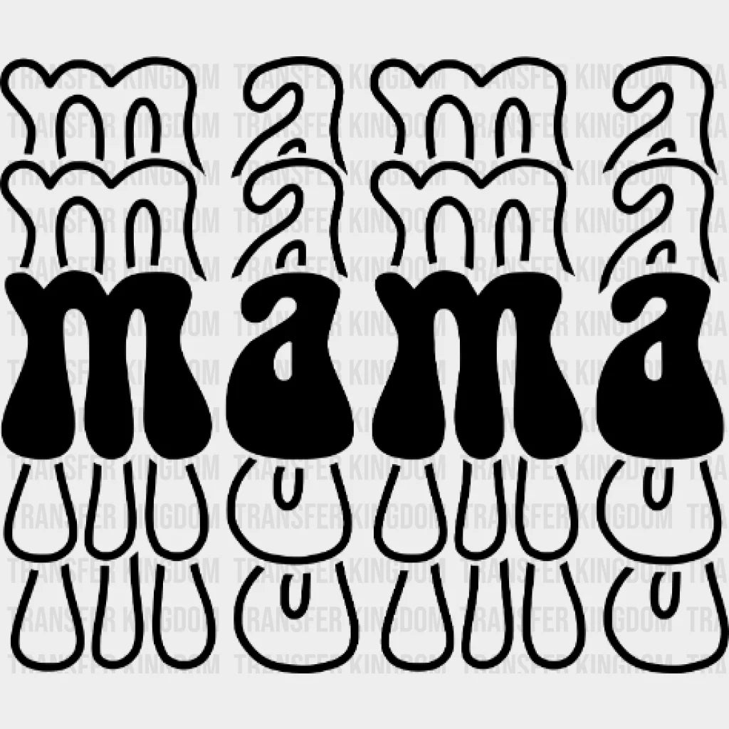 Mirrored Mama - Mothers Day Funny Mom Strong Design Dtf Heat Transfer