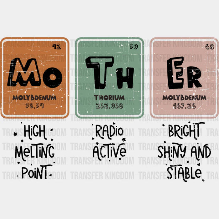 Mo Th Er High Melting Point, Radioactive, Bright Shiny Stable - Mother's Day DTF Transfer