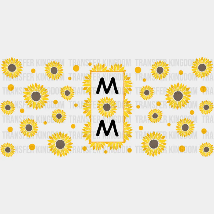 MOM Flowers Mother's Day UV DTF Transfer Cup Wrap UV DTF Sticker