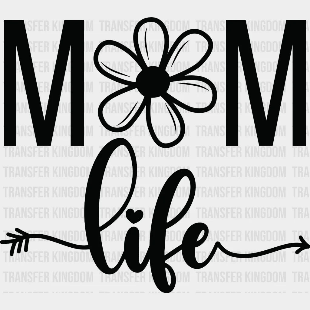 Mom Life Floral - Mothers Day Plant Lovers Design Dtf Heat Transfer