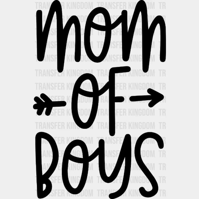 Mom Of Girls - Mom Of Boys - Mothers Day  - Funny Mom - Pregnancy Announcement Design - DTF heat transfer