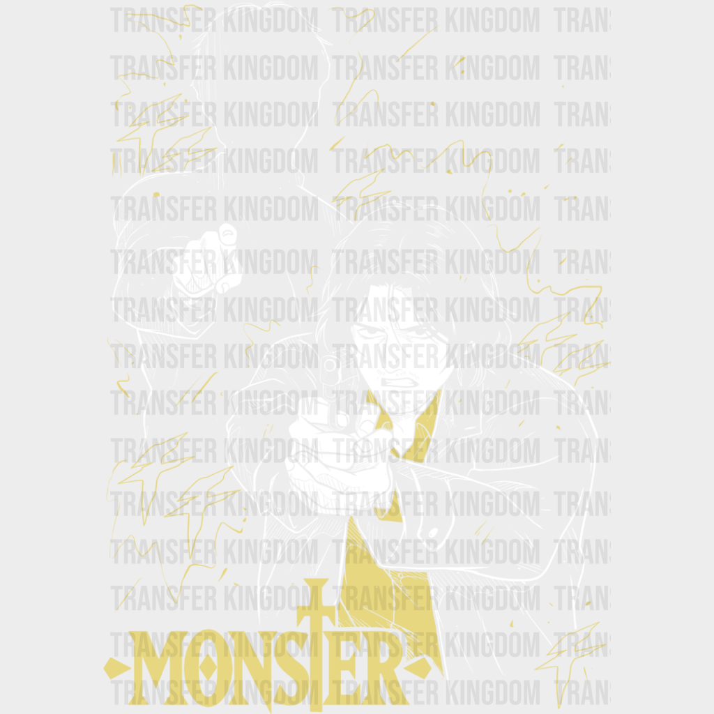 Monster Kenzo Tenma - Anime DTF Transfer