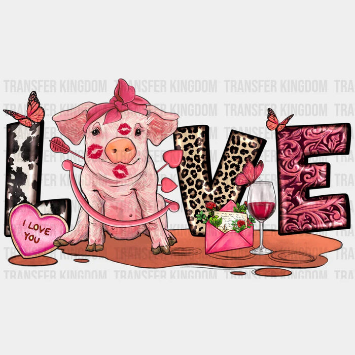 MORE LOVE PIG - DTF heat transfer