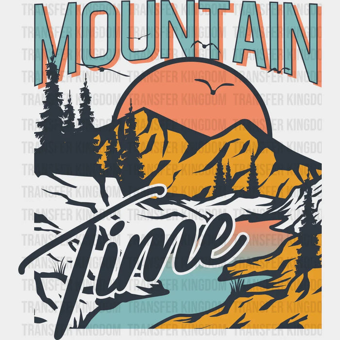 Mountain Time Design - Outdoor DTF heat transfer