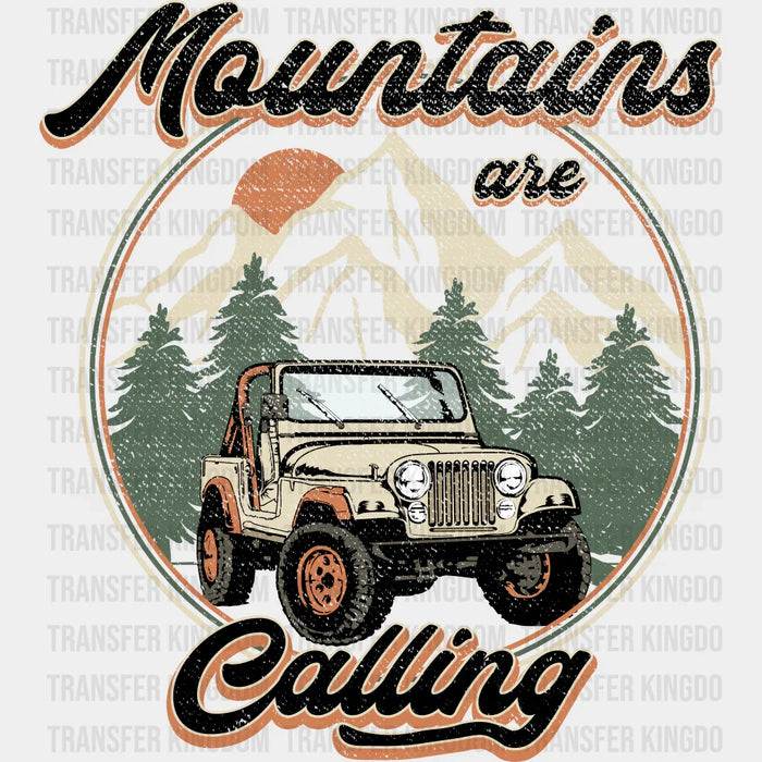 Mountains Are Calling Summer DTF Transfer
