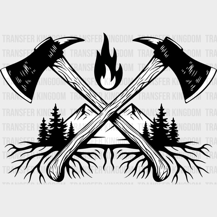 Mountains & Axes - Fire Department DTF Transfers