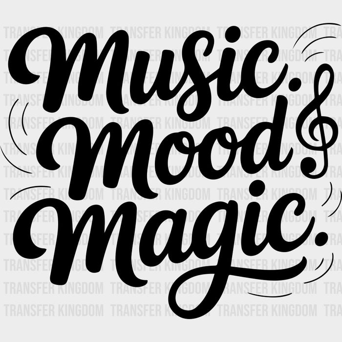 Music Mood Magic - Music DTF Transfers